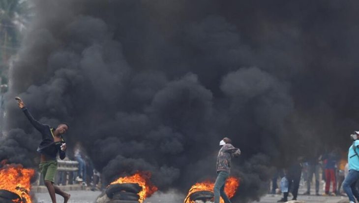 protestos em Moçambique